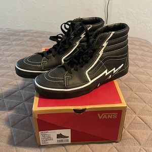 Vans Sk8 Bolt Black/Black Sz 6 men 7.5 women WORN ONCE